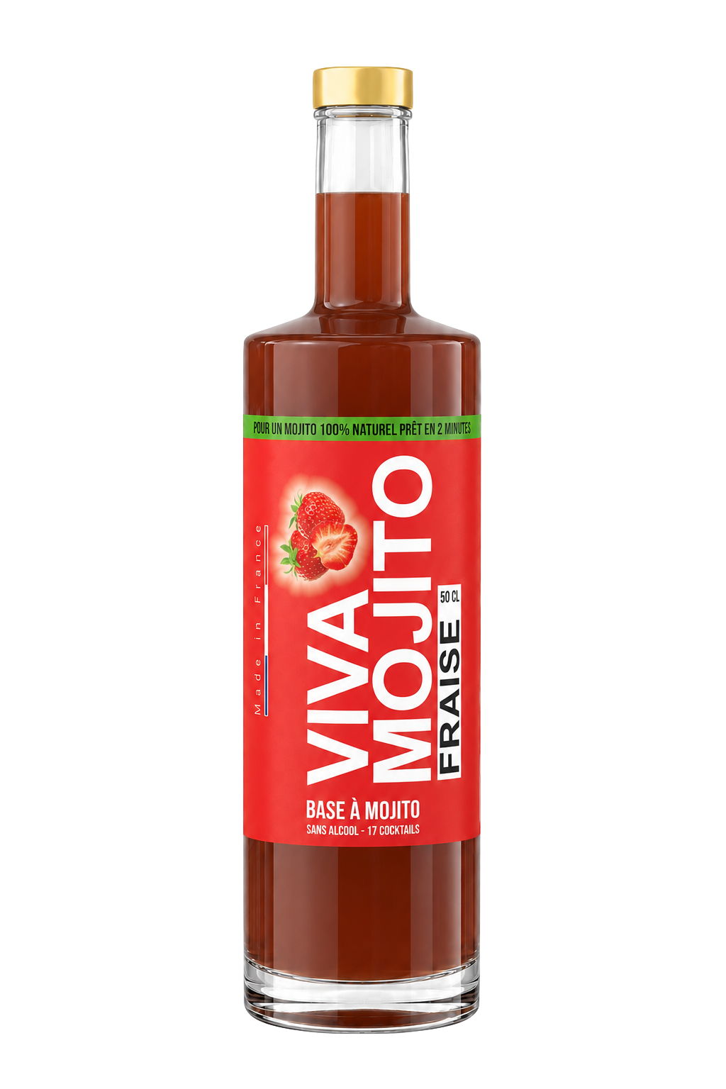 Mojito Fraise 50cl 1 Viva Mojito Fraise